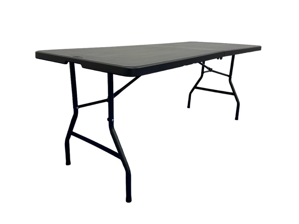 Skladací craftový stôl 180cm čierny